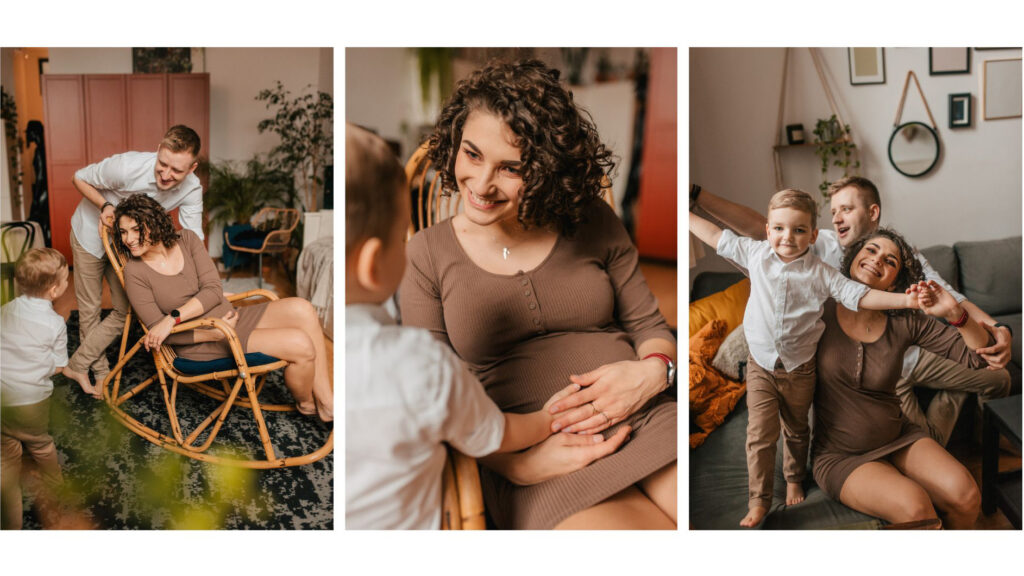 sesja brzuszkowa Łódź rodzinna lifestyle